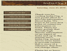 Tablet Screenshot of india.org